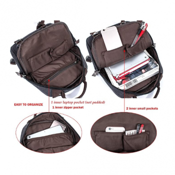Gambar produk ZUO LUN DUO Tas Selempang Sling Bag Crossbody Canvas Retro Style Large - 8596
