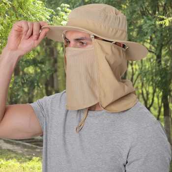 Gambar produk Rhodey Topi Rimba Outdoor Anti UV Fishing Boonie Hat Polyester - TM34