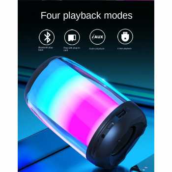 PLUSE4MINI Speaker Portable Bluetooth TWS Series 400mAh with RGB Light ...
