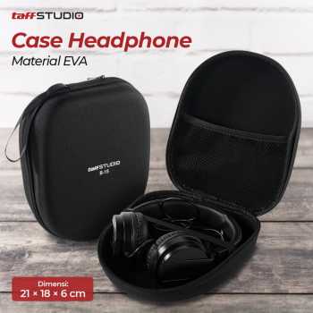 TaffSTUDIO Tas Headphone Universal Carrying Storage Case EVA - B-15