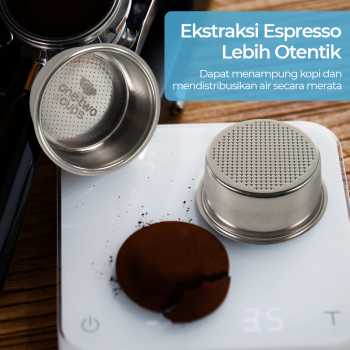 Gambar produk One Two Cups Filter Basket Portafilter Single Wall 51mm - DL-01
