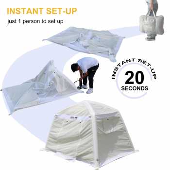 Gambar produk PICTET FINO Tenda Camping Lipat Tiup Inflatable Tent 3-4 Person - PF107