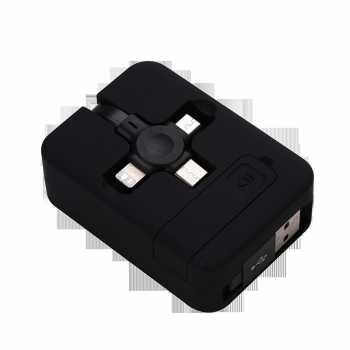 Gambar produk JINAI Kabel Charger 3in1 Retractable Lightning Micro USB Type C 3A 1M - JN-31