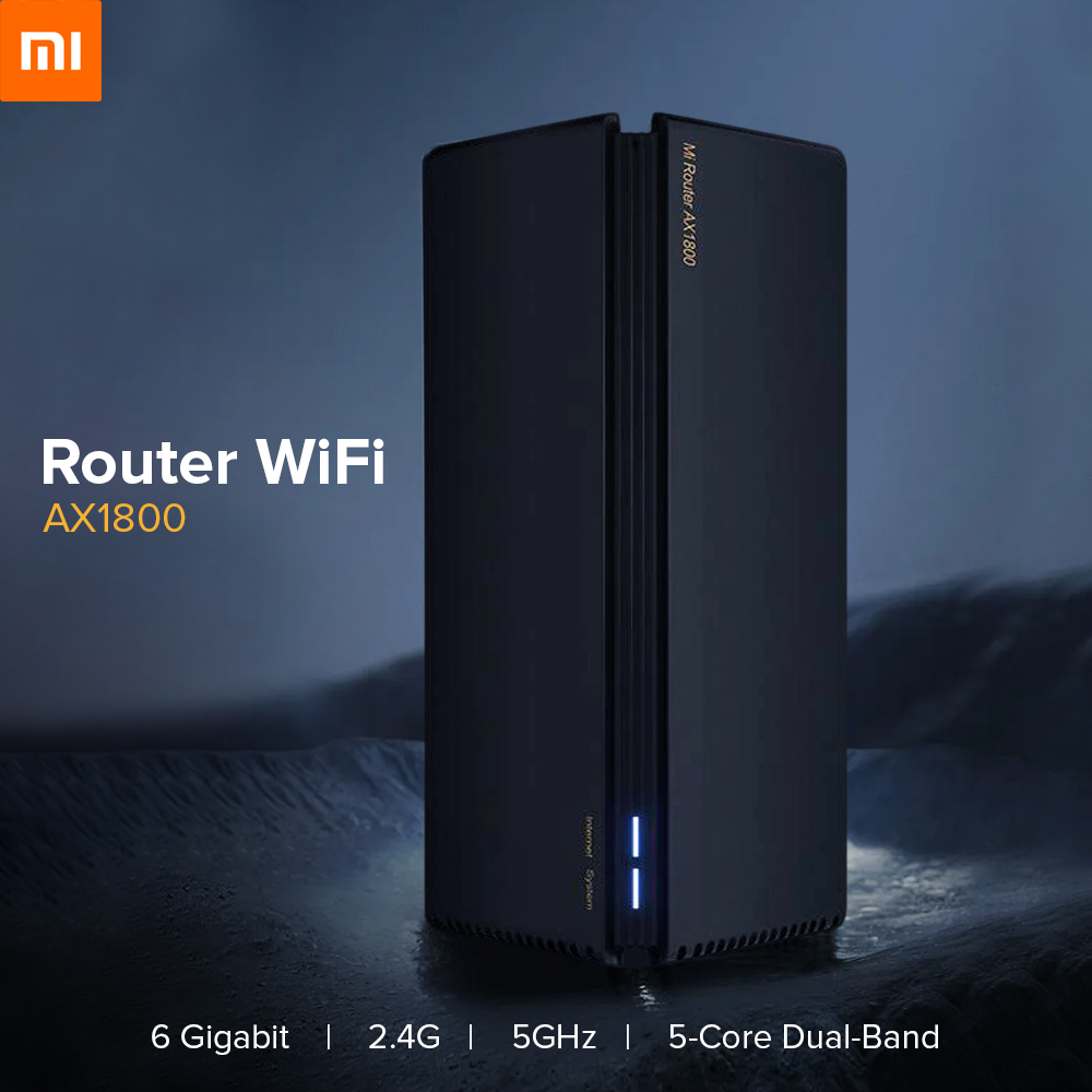 Gambar produk Xiaomi Router WiFi 6 Gigabit 2.4G 5GHz 5-Core Dual-Band Router - AX1800 - Utama