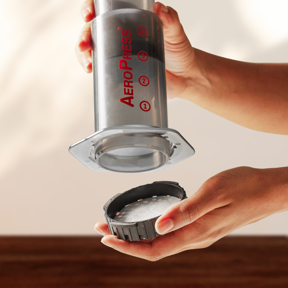 Arshen Kertas Saringan Kopi Coffee Filter Paper Aeropress 100 PCS 64mm - U101 Gambar produk Arshen Kertas Saringan Kopi Coffee Filter Paper Aeropress 100 PCS 64mm - U101