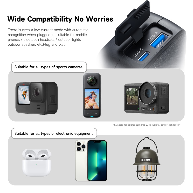 TELESIN Power Bank Charger Box GoPro Hero 2 Slot 10000mAh - GP-PB-001 Gambar produk TELESIN Power Bank Charger Box GoPro Hero 2 Slot 10000mAh - GP-PB-001