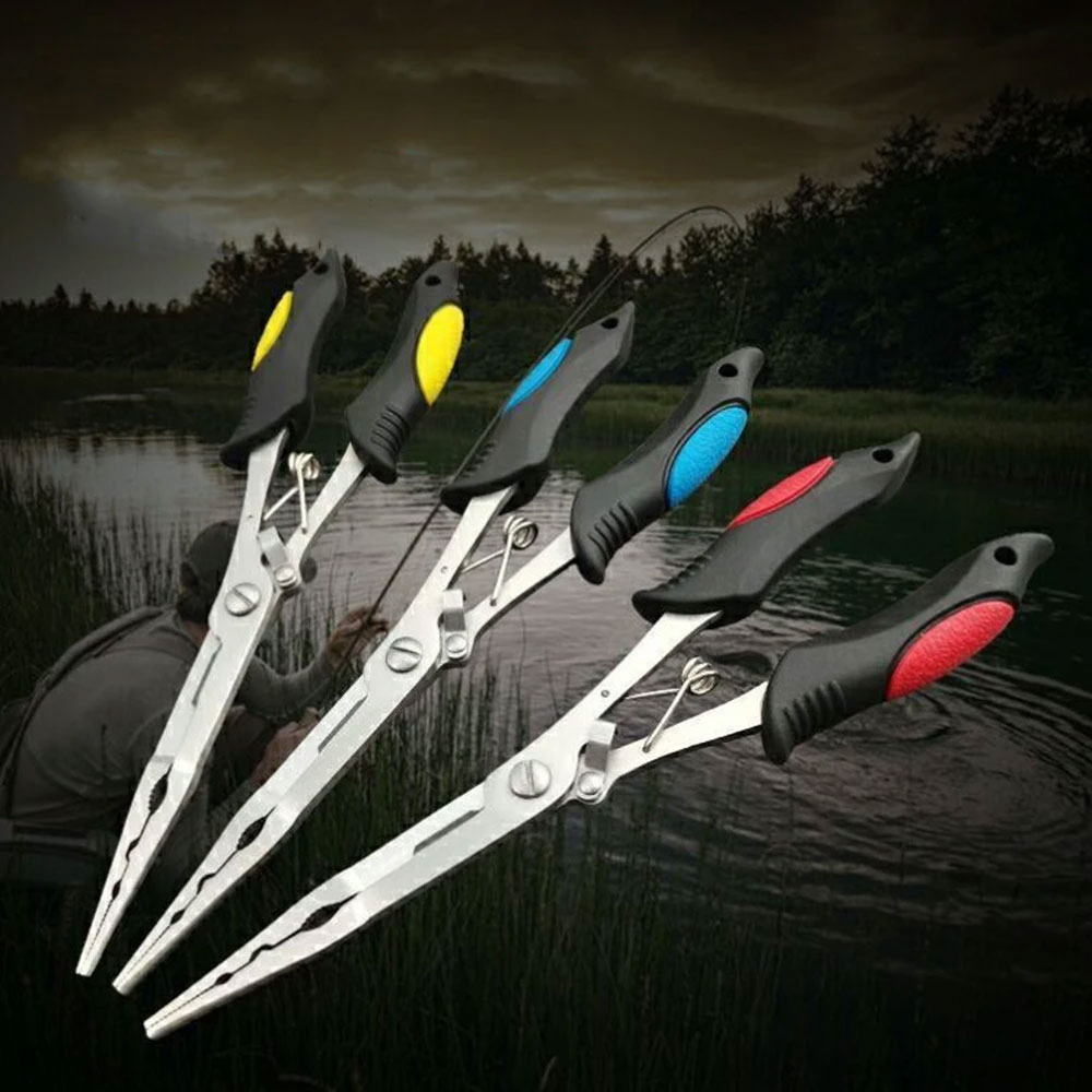 OUTZID Tang Kail Pancing Fishing Pliers Hook Remover Stainless Steel