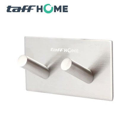 Gambar produk TaffHOME Gantungan Dinding Kapstok Hook 2 Hanger - MT30