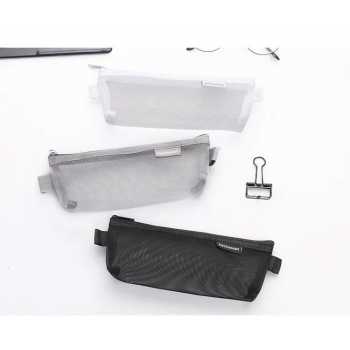 Gambar produk HeChooses Tas Make Up Kosmetik Transparent Mesh Triangle - KS34