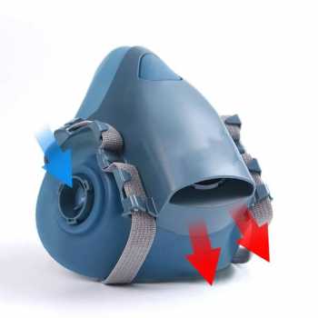 Gambar produk OGM Masker Gas Respirator Half face Mask with Activated Carbon Filter - M7502