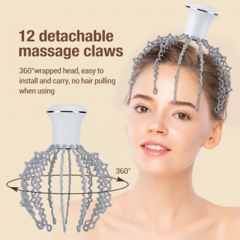 Gambar produk MERALL Alat Pijat Kepala Elektrik Octopus Claw Scalp Massager - KK-001