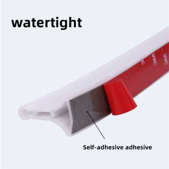 Gambar produk LEENKEA Water Stopper Bathroom Wastafel Karet Penahan Air 8cm 1M - LK8CM