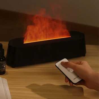 Gambar produk Wonstella Flame Air Humidifier Diffuser Essential Oil 7 Color 200ml - A3