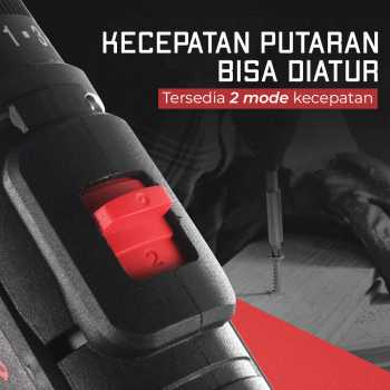 Gambar produk Taffware Bor Listrik Cordless Lithium Battery Rechargeable 12V - 88F - 7