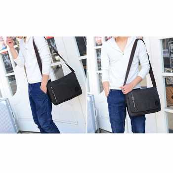 Gambar produk Weysuntuk Tas Selempang Unisex Messenger Bag Cotton Canvas - W-253
