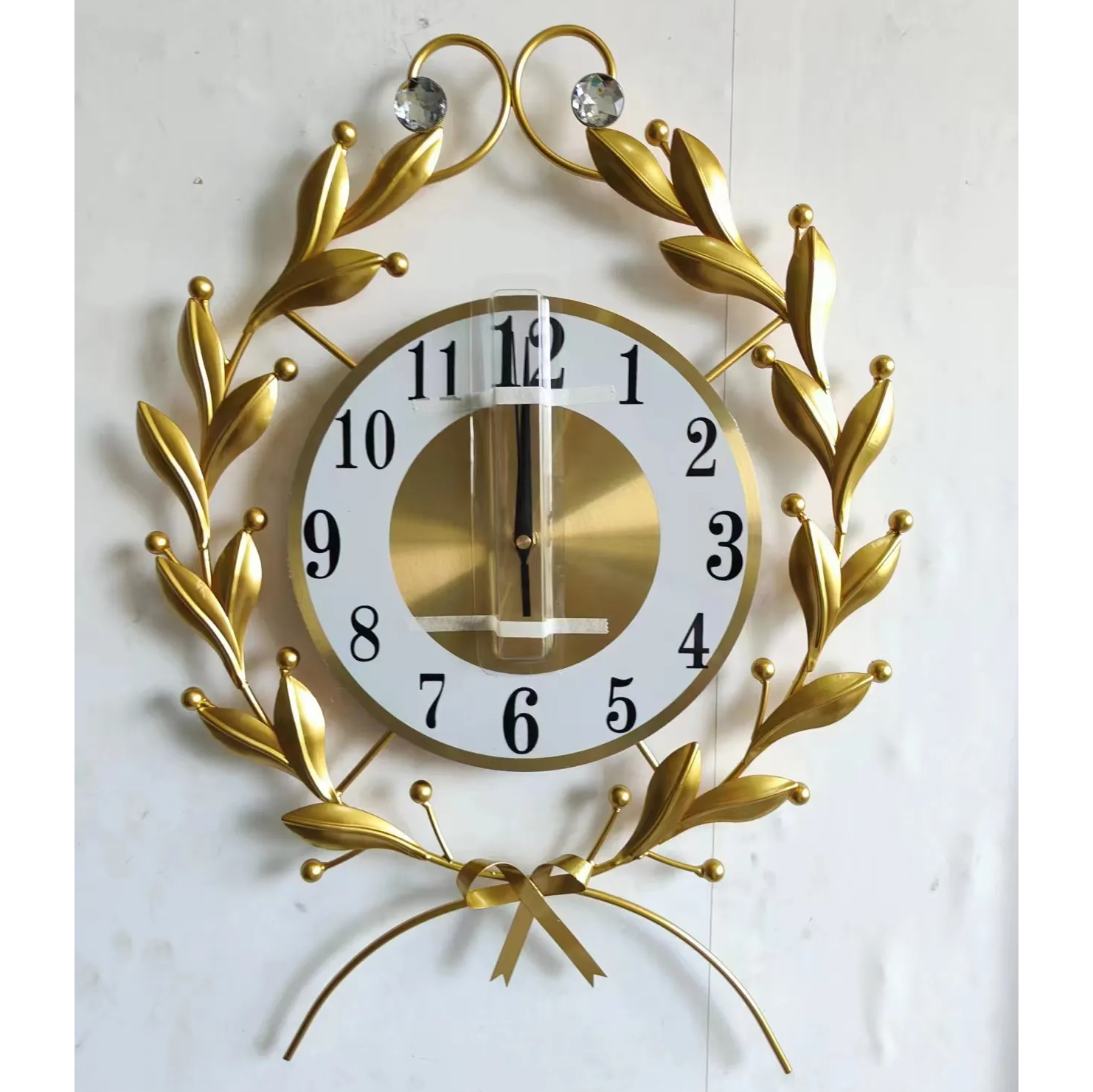 SAFEBET Jam Dinding Quartz Iron Luxury European Style 55cm SF40