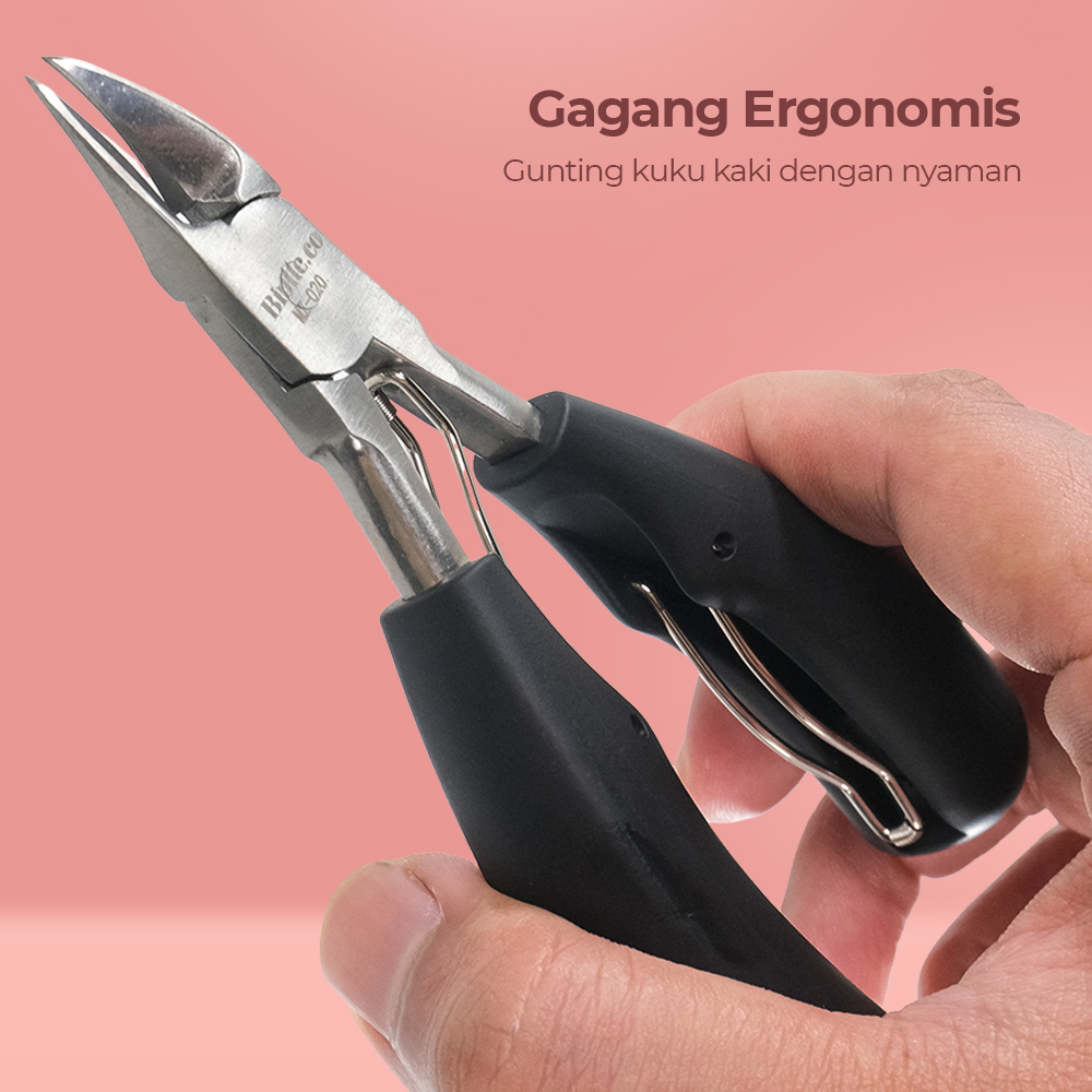 Gambar produk Biutte.co Gunting Kuku Jempol Kaki Anti Cantengan Nail Clipper - MZ-020