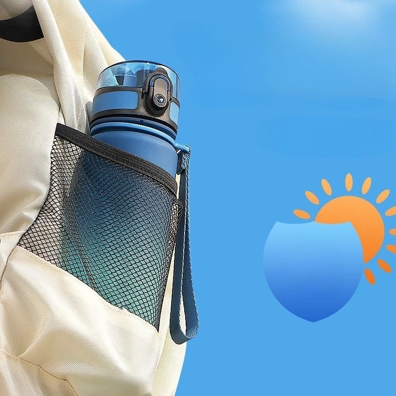 SPIRIT Botol Minum Sport Water Frosted Bottle with Lanyard 1L - 8691 ...