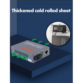 Gambar produk Netlink Gigabit Fiber Optical Ethernet Media Converter 1000Mbps - HTB-GS-03AB