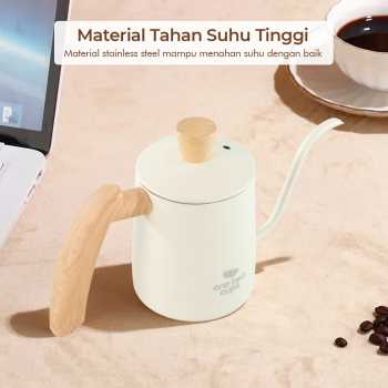 Gambar produk One Two Cups Teko Leher Angsa Gooseneck Pour Over Drip Kettle 350ml - AGB-35