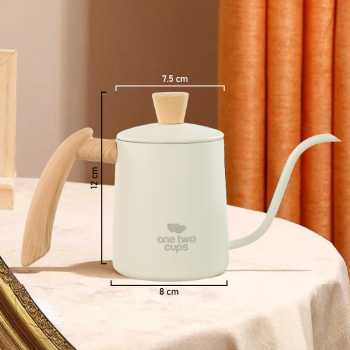 Gambar produk One Two Cups Teko Leher Angsa Gooseneck Pour Over Drip Kettle 350ml - AGB-35