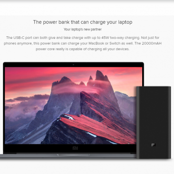 Gambar produk Xiaomi Power Bank Fast Charging Multi Port USB Type C PD 45W 20000mAh - Mi 3 Pro