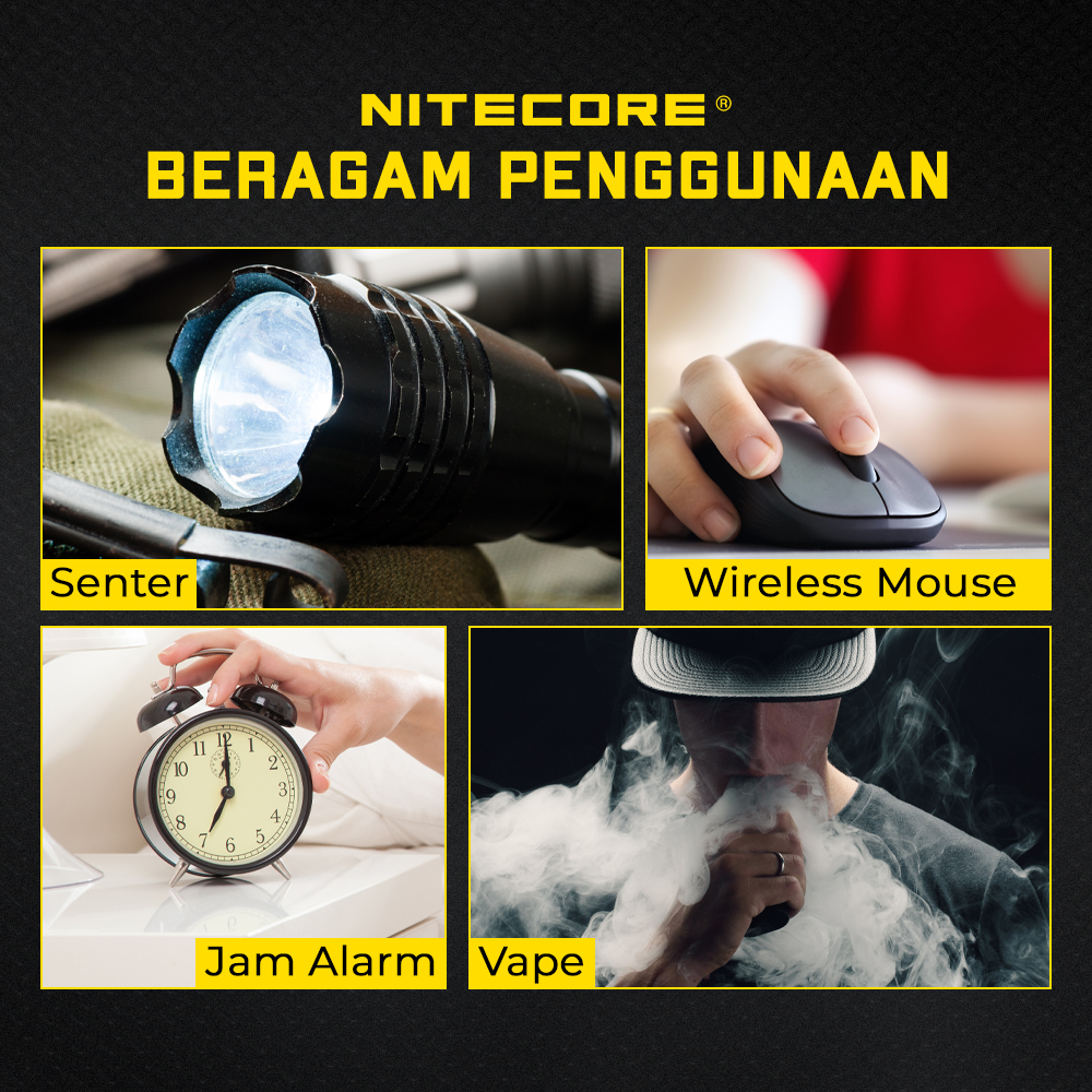 Gambar produk NITECORE Baterai Vape Rechargeable IMR18650 3.7 V 3100mAh 1 PCS - 2