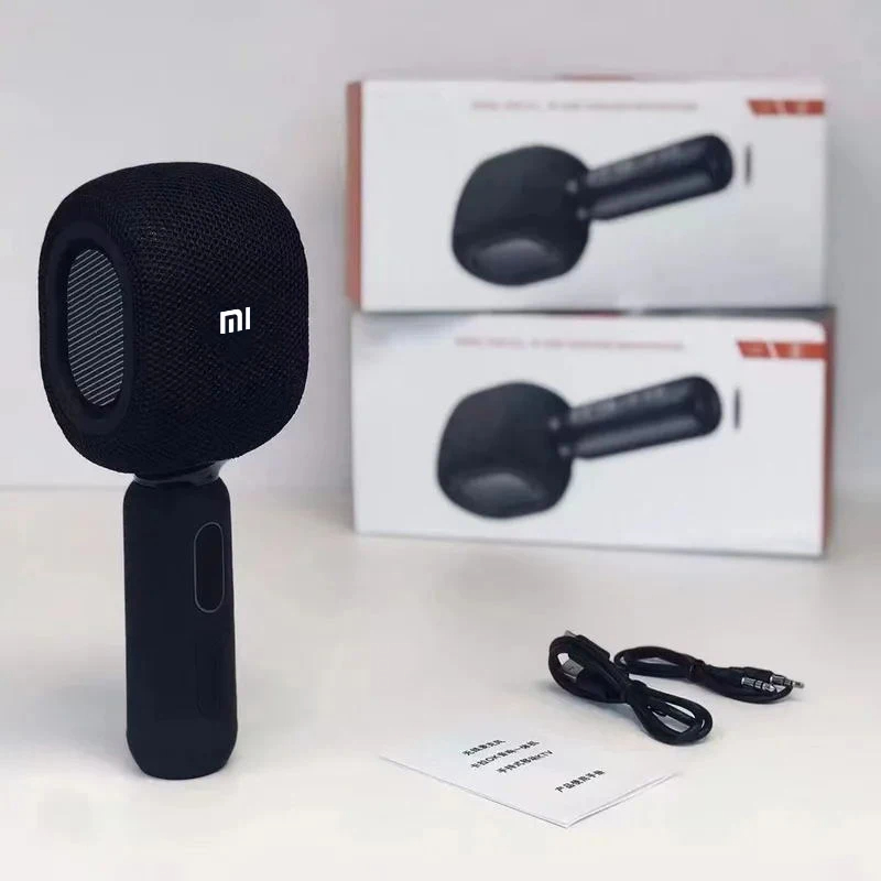 XIAOMI Microphone Wireless Karaoke 2in1 Bluetooth Speaker 10W 400mAh - KMC500 Gambar produk XIAOMI Microphone Wireless Karaoke 2in1 Bluetooth Speaker 10W 400mAh - KMC500