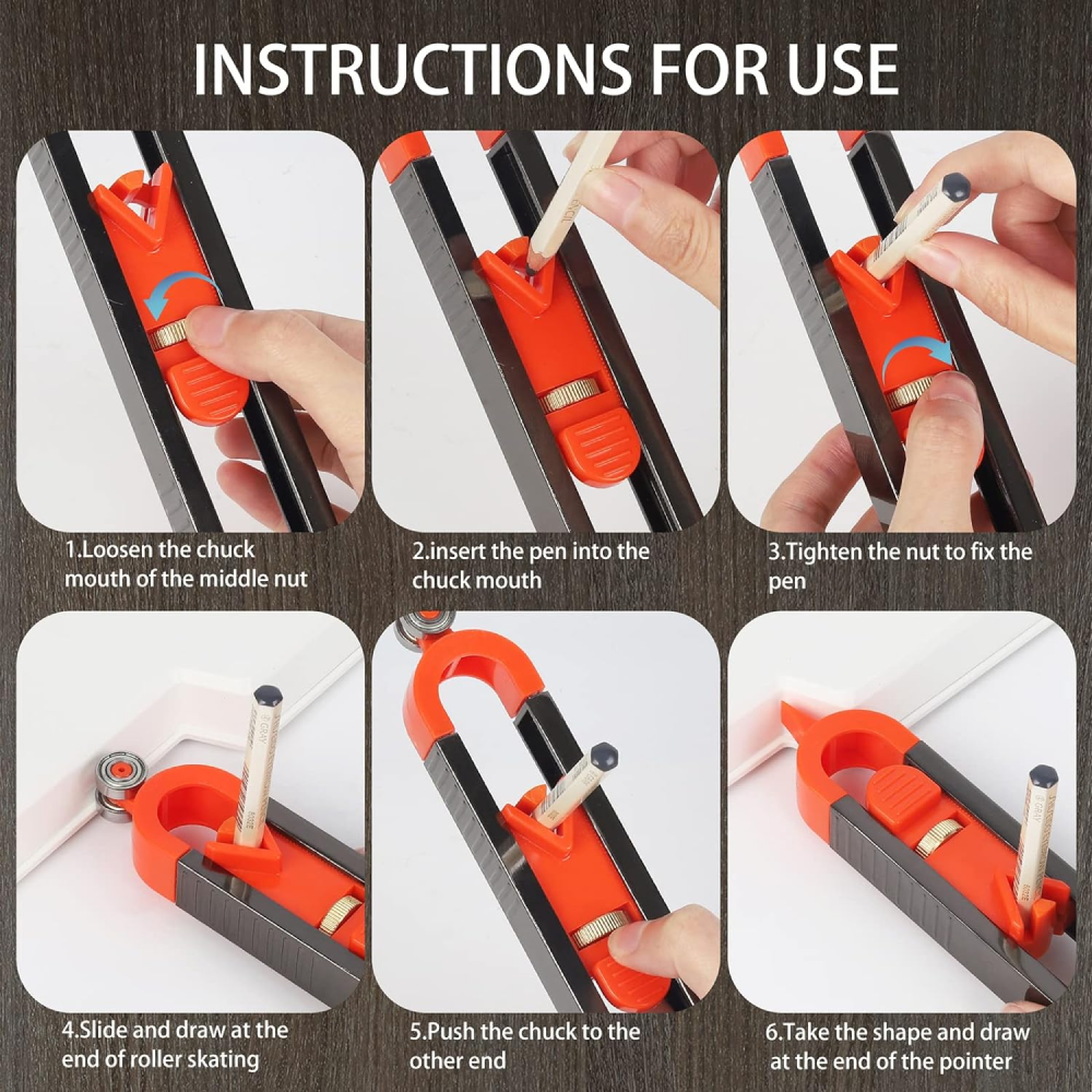 Gambar produk Jokapy Alat Mal Pengukur Contour Gauge Profile Duplicator Marking Tool - JK351