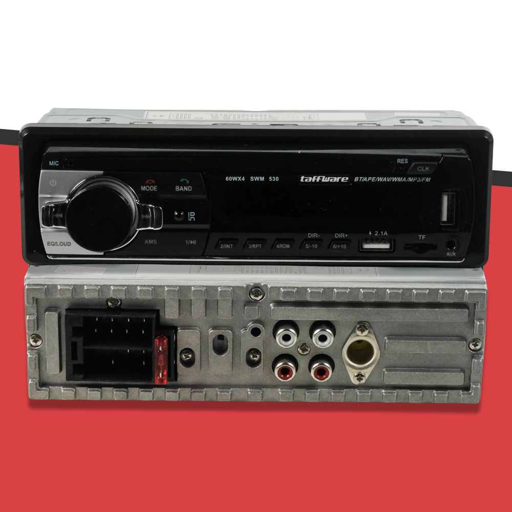 Taffware Tape Mobil Audio Bluetooth Car MP3 Player JSD530 Black