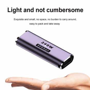 Gambar produk SHIWANA OTG USB Type C 4.0 Female to Female Adaptor 40Gbps 240W - SH-42
