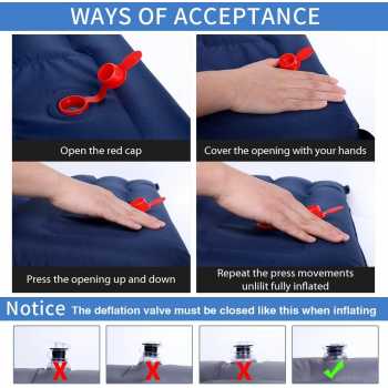 Gambar produk YSXHW Matras Angin Camping Foldable Cushion Air Bag PVC - M-186