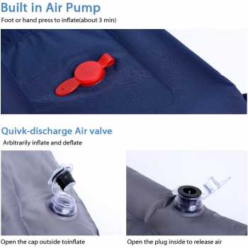 Gambar produk YSXHW Matras Angin Camping Foldable Cushion Air Bag PVC - M-186