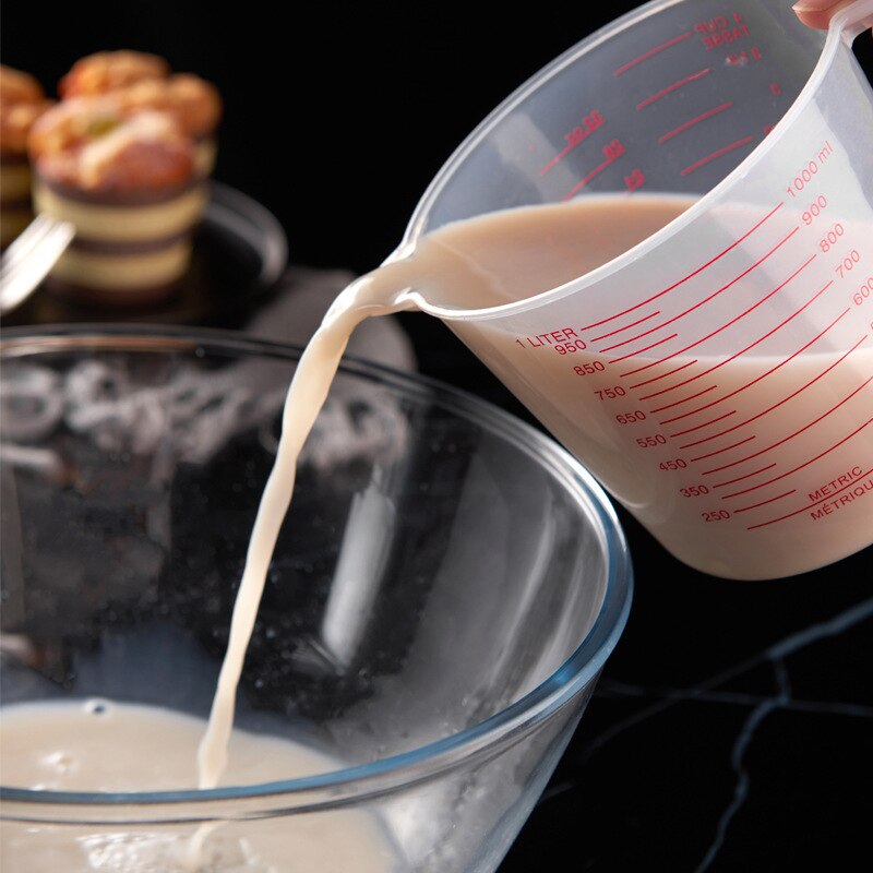 VYROX Gelas Ukur Takaran Plastik Measuring Cup OZ 250ml/500ml/1L 3 PCS - BS31 Gambar produk VYROX Gelas Ukur Takaran Plastik Measuring Cup OZ 250ml/500ml/1L 3 PCS - BS31 - 5