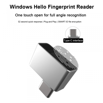 Gambar produk TEC Security Fingerprint Scanner Reader Sidik Jari Login USB Type C - U9