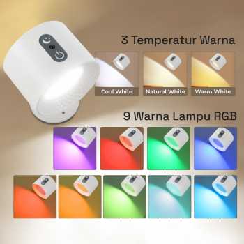 Gambar produk Fealive Lampu Dinding Hias Double Side Wall Lamp 3in1 RGB Color 5W - BD01