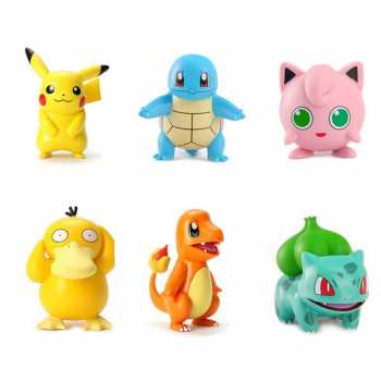 Gambar produk TAKARAX Pajangan Action Figure Karakter Pokemon 6 PCS - XPY06
