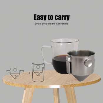 Gambar produk One Two Cups Filter Penyaring Kopi Portable Cone Coffee Dripper - LF13