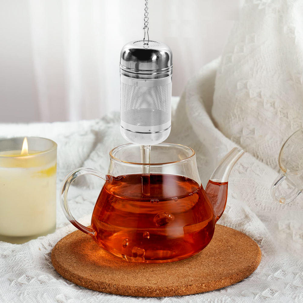 Gambar produk TINGKE Saringan Teh Bumbu Rempah Stainless Steel Reusable Filter - TG4