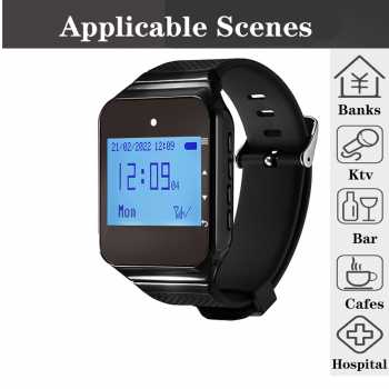 Gambar produk LISM Waiter Calling System Watch Pager Panggil Pelayan 10 Transmitter - SU-R168