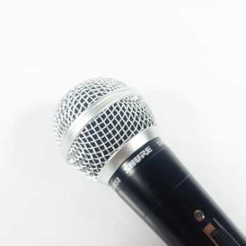 Gambar produk SHURE Microphone Dynamic Wired Handheld for Stage Singing (OEM) - SM58