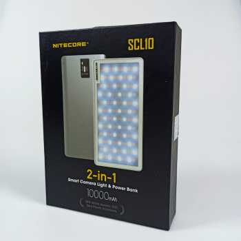 Gambar produk NITECORE Lampu Kamera Studio Fill Light 2in1 Power Bank 3 Color - SCL10