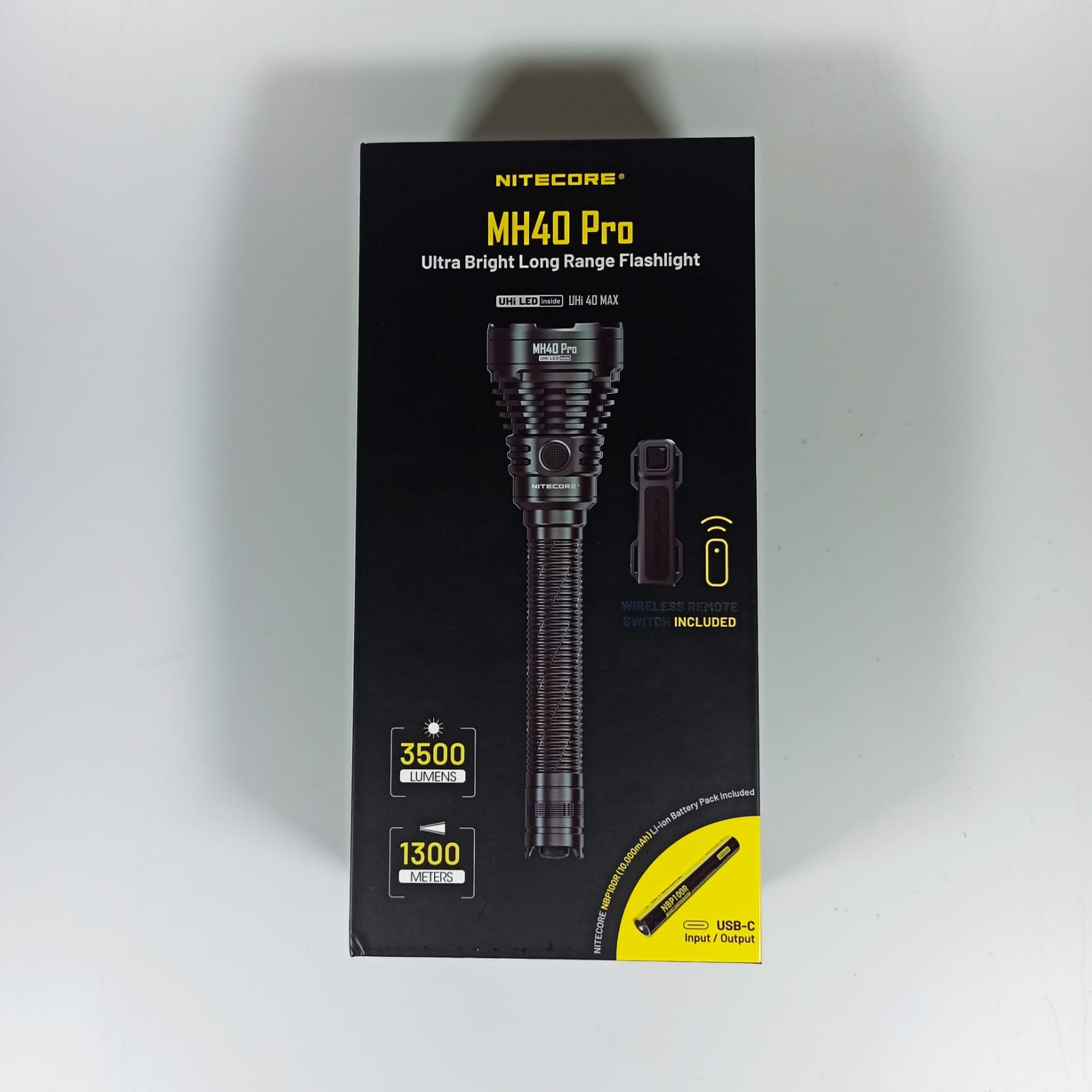 Gambar produk NITECORE Senter LED Flashlight Tactical 3500 Lumens IP68 with Remote - MH40 Pro