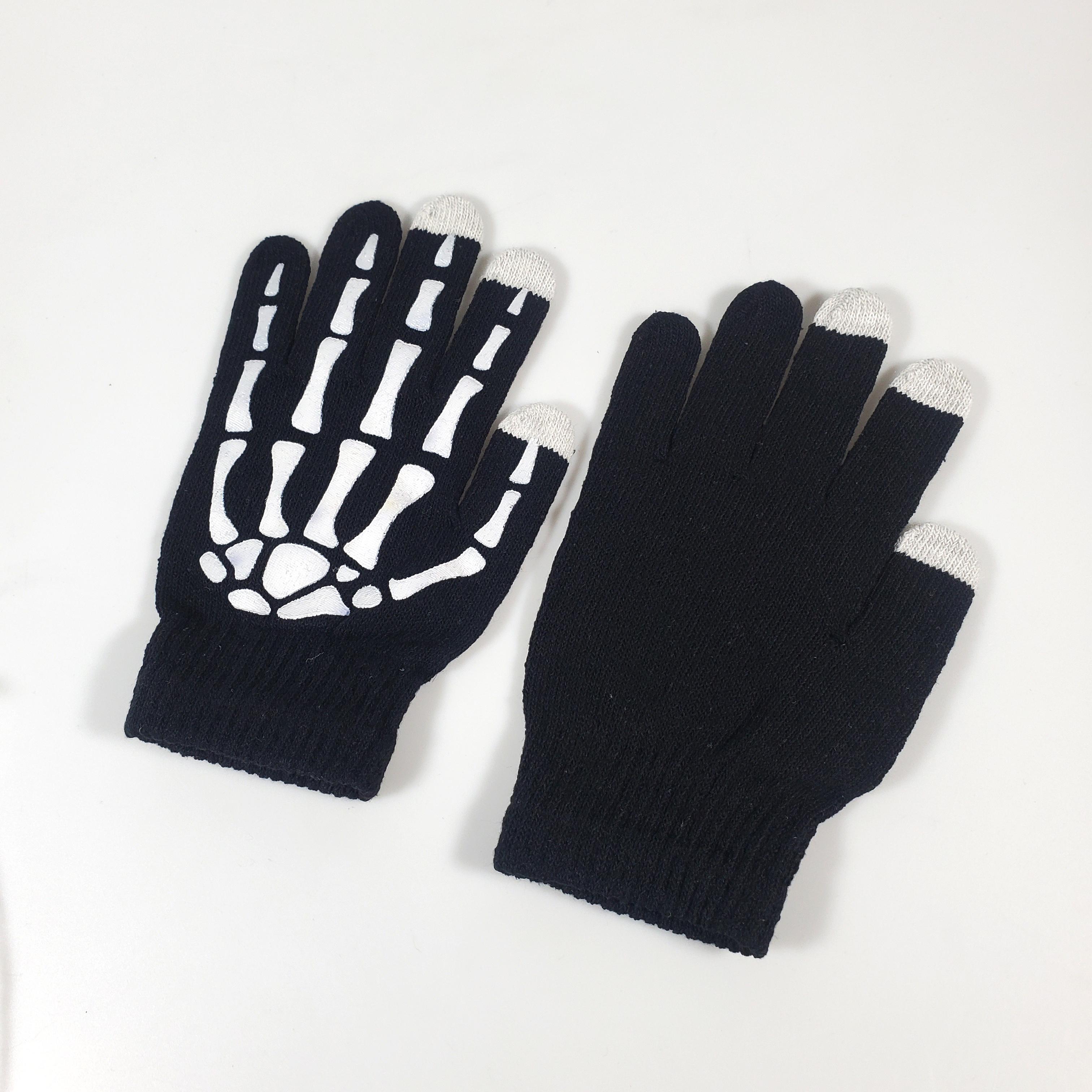 Gambar produk KANCOOL Sarung Tangan Kain Katun Touch Glove Skeleton Design - YN1168