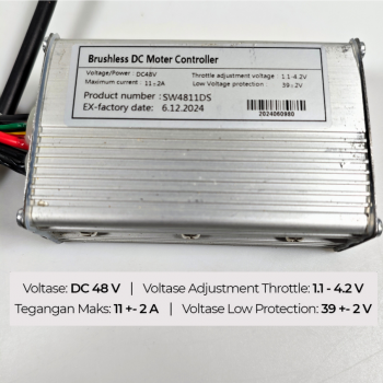 Gambar produk Lankeleisi Motor Controller Sepeda Listrik DC48V for Lankeleisi MX3.8 - SW4811DS