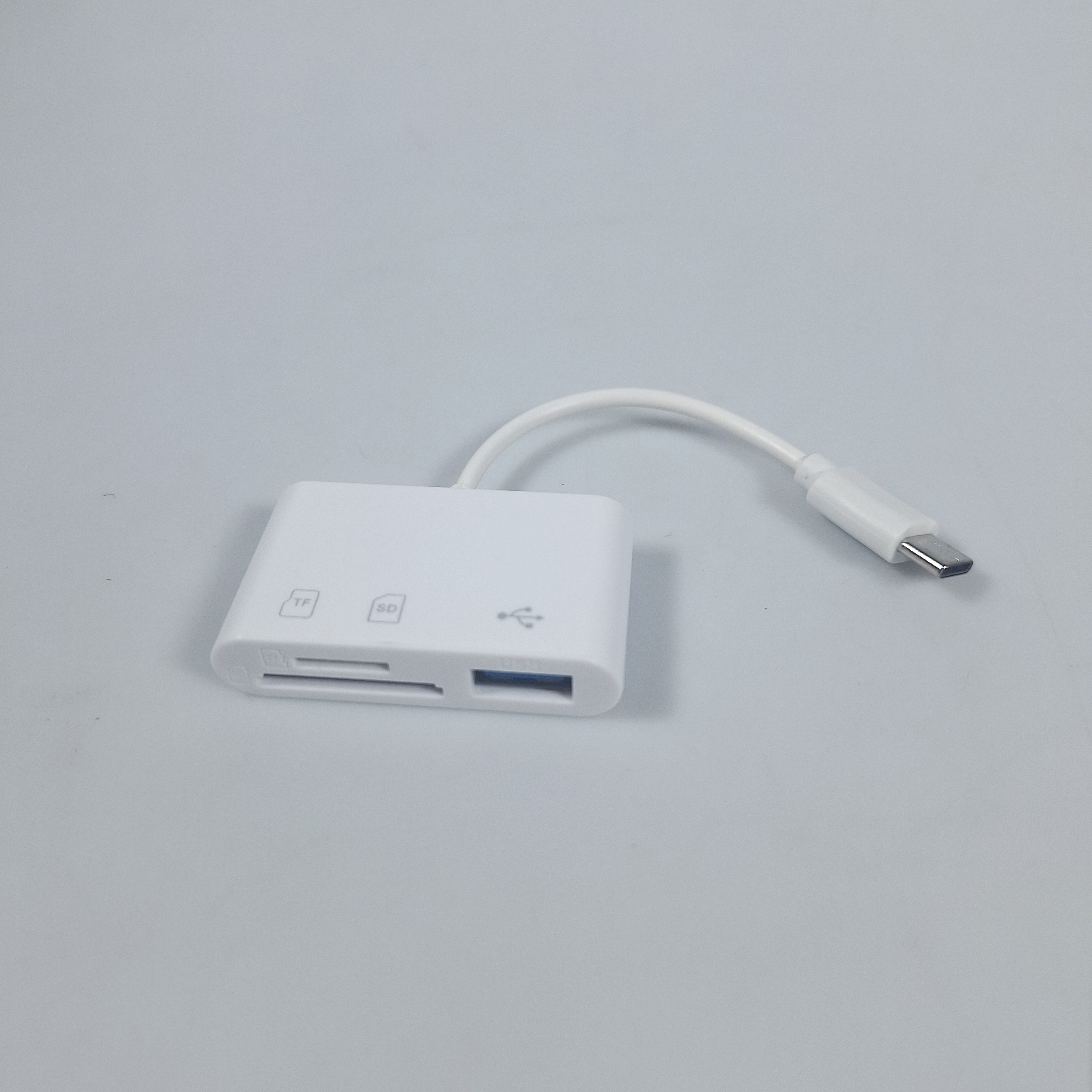 Gambar produk ATUX Card Reader 3in1 Type C 2.0 USB Hub MicroSD - AT32
