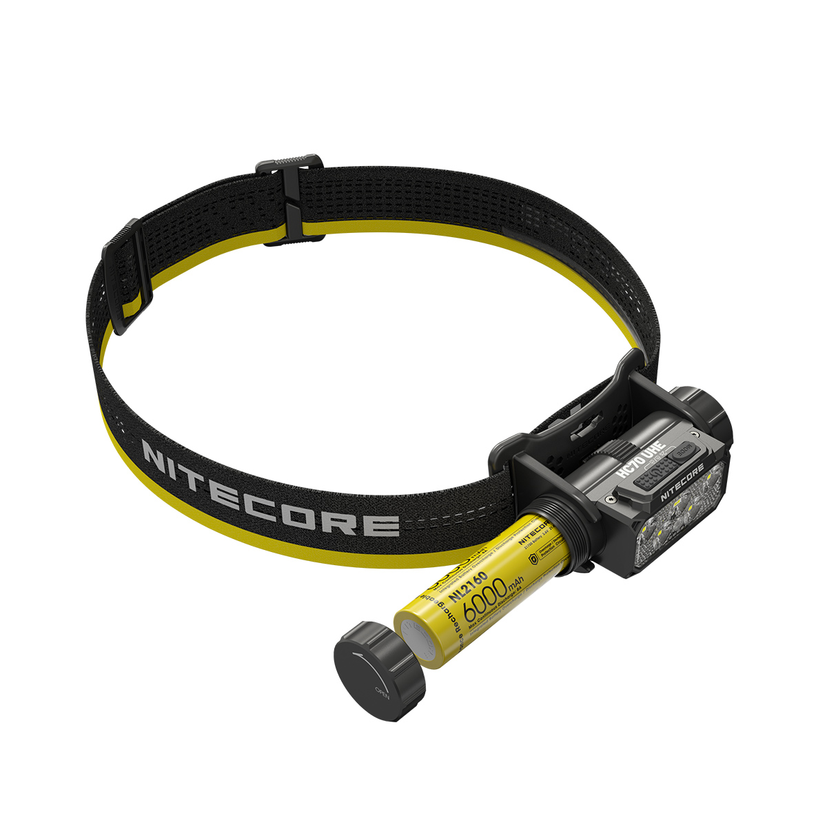Gambar produk NITECORE Senter Kepala 6 Core LED Headlamp 6000 mAh 1600 Lumens IP68 - HC70 UHE