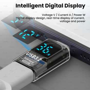 Gambar produk Poyiccot OTG USB 3.2 to Type C Adapter Converter Digital Display 36W - P32