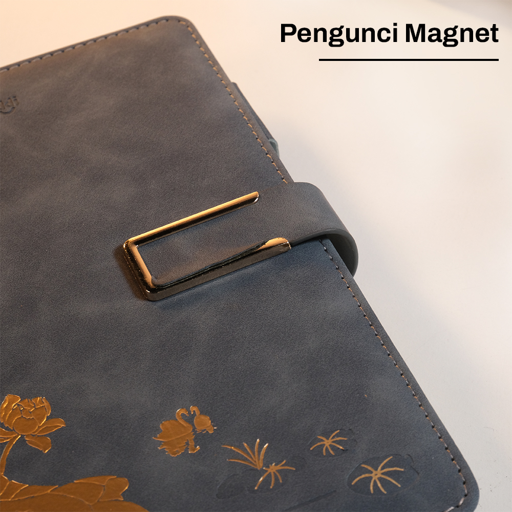 Gambar produk Toddi Set Buku Jurnal Leather Notebook Diary 80GSM 200 Halaman - JG663