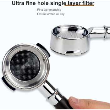 Gambar produk One Two Cups Bottomless Naked Portafilter Stainless Steel Expobar 58mm - RJ8